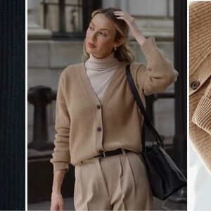 NWT Nordstrom V-Neck Cashmere Cardigan